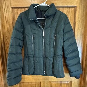 Post Card Rich Green Goose & Duck Down Puffer Jacket – Size 6 (US) / 40 (IT)